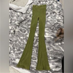 Fashion Nova Olive Flare Pants